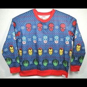 Avengers Ugly Christmas Sweater RARE SOLD OUT